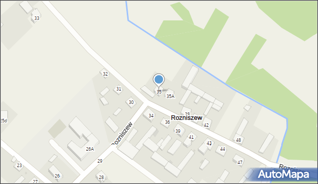 Rozniszew, Rozniszew, 35, mapa Rozniszew