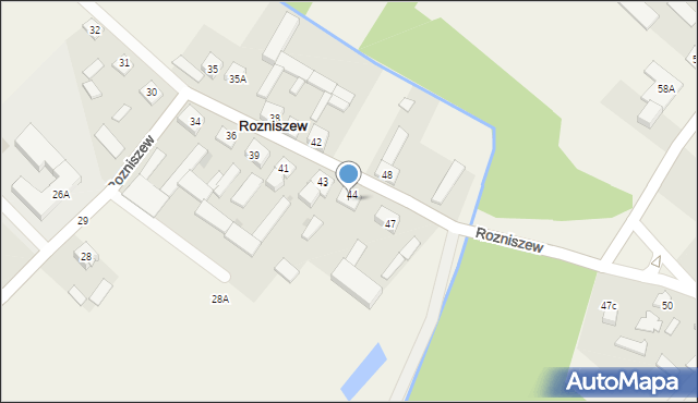 Rozniszew, Rozniszew, 45, mapa Rozniszew