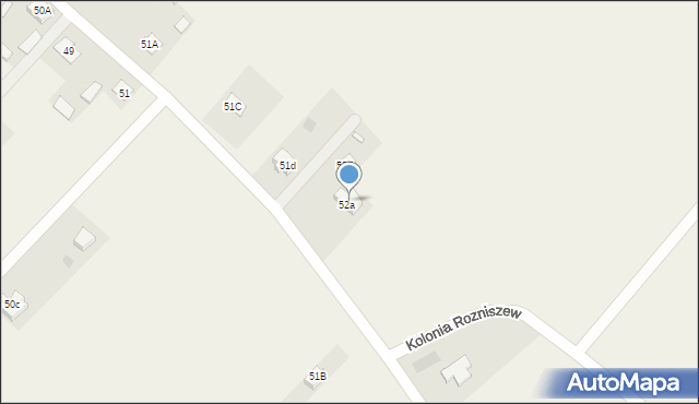 Rozniszew, Rozniszew, 51C, mapa Rozniszew