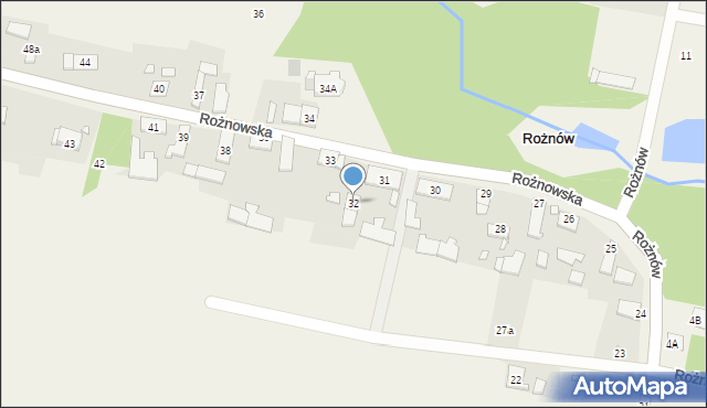 Rożnów, Rożnów, 32, mapa Rożnów