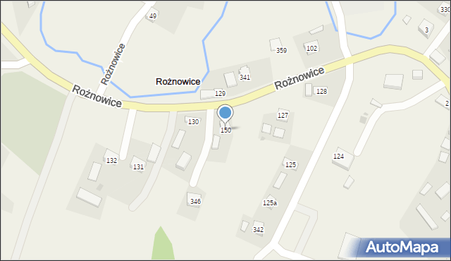 Rożnowice, Rożnowice, 150, mapa Rożnowice