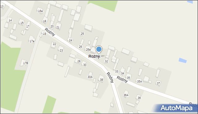 Rożny, Rożny, 31, mapa Rożny