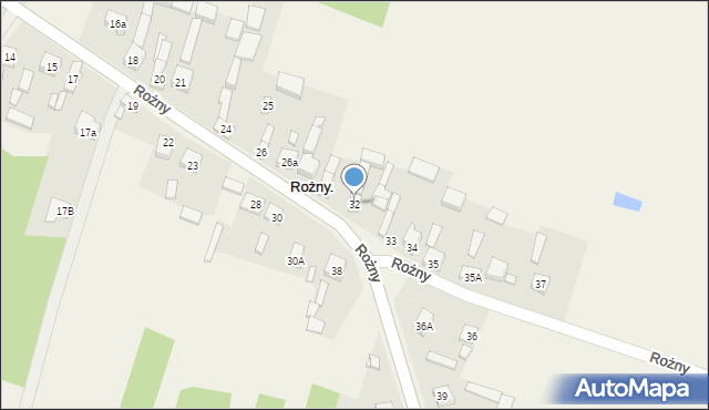 Rożny, Rożny, 32, mapa Rożny