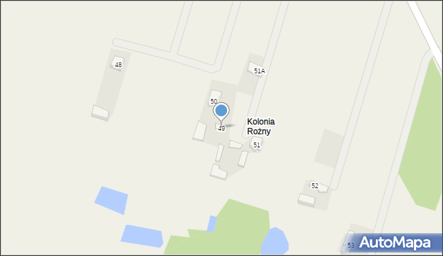 Rożny, Rożny, 49, mapa Rożny