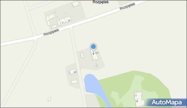 Rozpętek, Rozpętek, 9, mapa Rozpętek