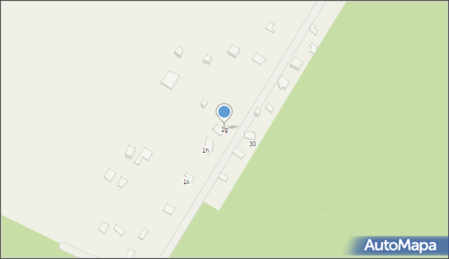 Rozpłucie Drugie, Rozpłucie Drugie, 1g, mapa Rozpłucie Drugie