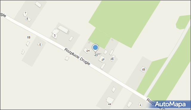 Rozpłucie Drugie, Rozpłucie Drugie, 4G, mapa Rozpłucie Drugie