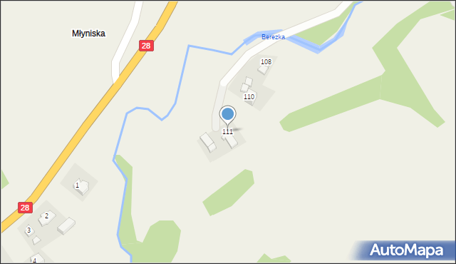 Rozpucie, Rozpucie, 111, mapa Rozpucie