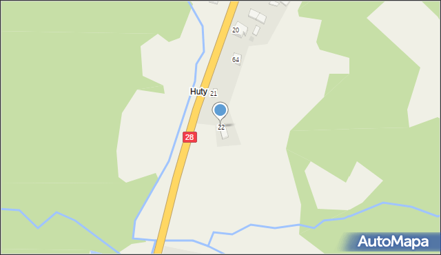 Rozpucie, Rozpucie, 22, mapa Rozpucie