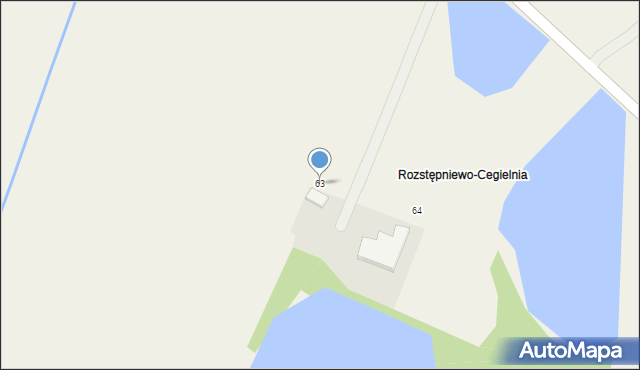 Rozstępniewo, Rozstępniewo, 63, mapa Rozstępniewo