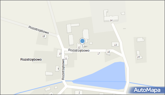 Rozstrzębowo, Rozstrzębowo, 12A, mapa Rozstrzębowo