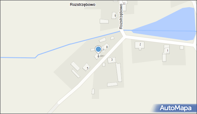 Rozstrzębowo, Rozstrzębowo, 6, mapa Rozstrzębowo