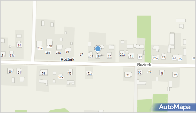 Rozterk, Rozterk, 19, mapa Rozterk