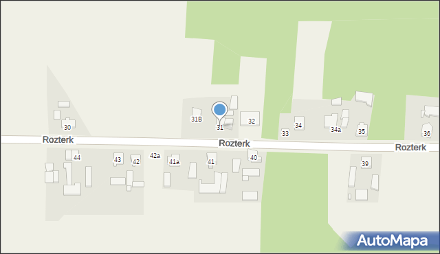 Rozterk, Rozterk, 31, mapa Rozterk