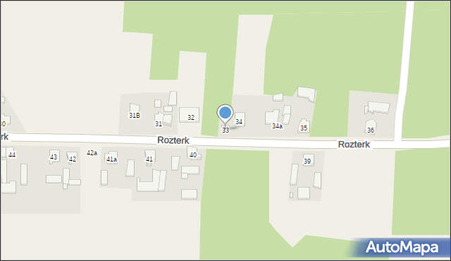 Rozterk, Rozterk, 33, mapa Rozterk