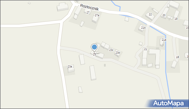 Roztocznik, Roztocznik, 23, mapa Roztocznik