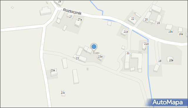 Roztocznik, Roztocznik, 23c, mapa Roztocznik