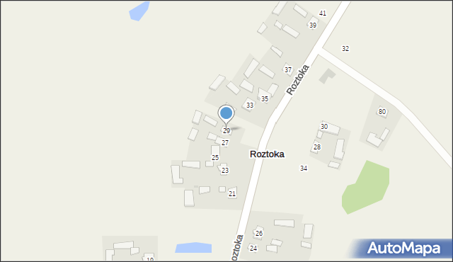 Roztoka, Roztoka, 29, mapa Roztoka