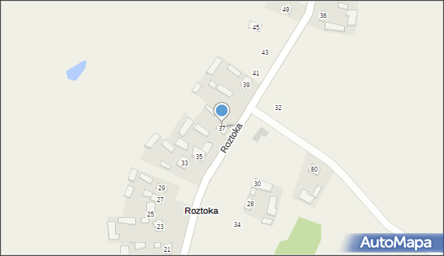 Roztoka, Roztoka, 37, mapa Roztoka