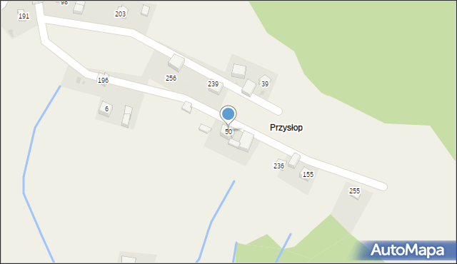 Roztoka, Roztoka, 50, mapa Roztoka