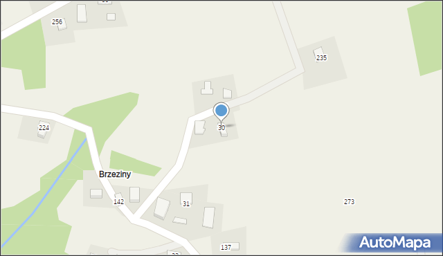 Roztoka-Brzeziny, Roztoka-Brzeziny, 30, mapa Roztoka-Brzeziny