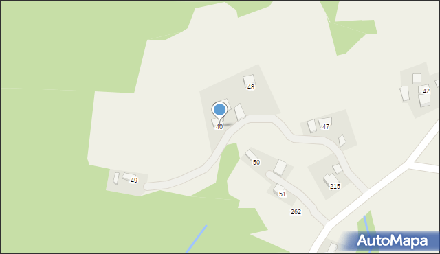 Roztoka-Brzeziny, Roztoka-Brzeziny, 40, mapa Roztoka-Brzeziny