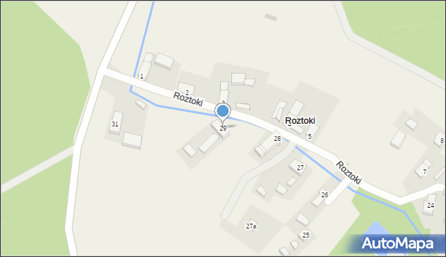 Roztoki, Roztoki, 29, mapa Roztoki