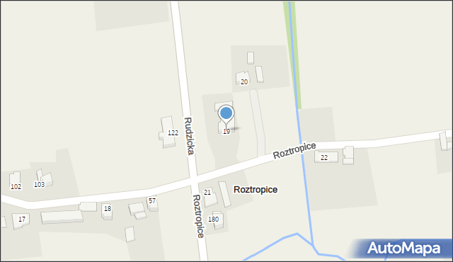 Roztropice, Roztropice, 19, mapa Roztropice