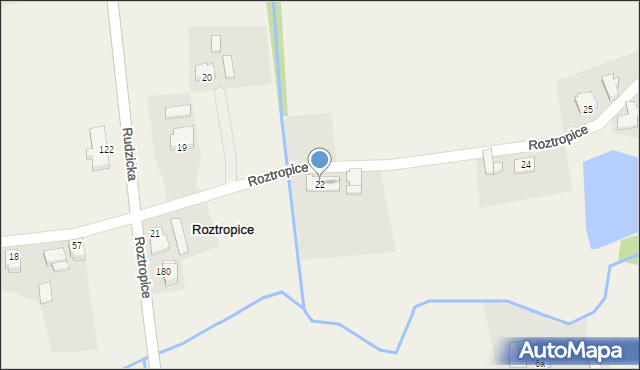 Roztropice, Roztropice, 22, mapa Roztropice