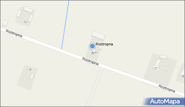 Roztropna, Roztropna, 25, mapa Roztropna