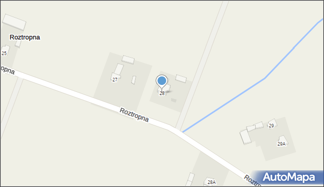 Roztropna, Roztropna, 28, mapa Roztropna