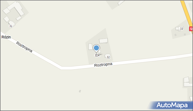 Roztropna, Roztropna, 32A, mapa Roztropna