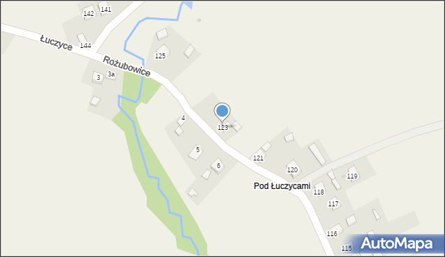 Rożubowice, Rożubowice, 123, mapa Rożubowice