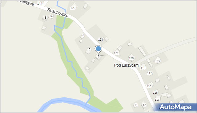 Rożubowice, Rożubowice, 6, mapa Rożubowice