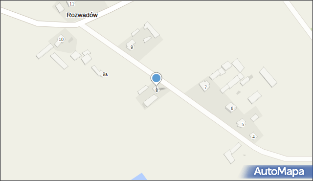 Rozwadów, Rozwadów, 8, mapa Rozwadów