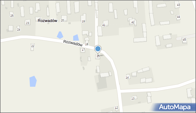 Rozwadów, Rozwadów, 15, mapa Rozwadów