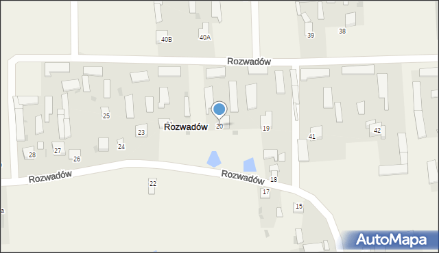 Rozwadów, Rozwadów, 20, mapa Rozwadów