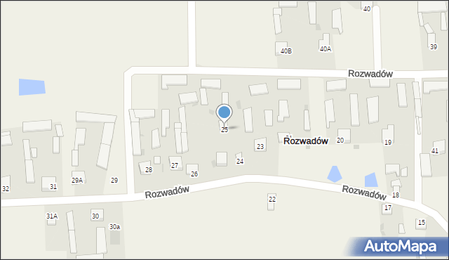 Rozwadów, Rozwadów, 25, mapa Rozwadów