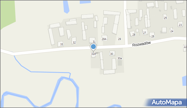 Rozwadów, Rozwadów, 31A, mapa Rozwadów