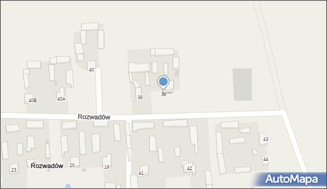 Rozwadów, Rozwadów, 38, mapa Rozwadów