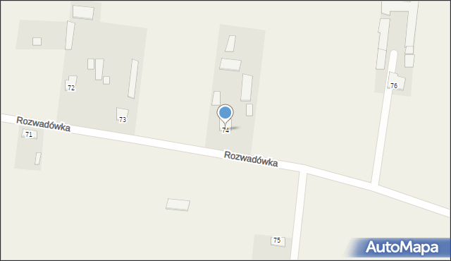 Rozwadówka, Rozwadówka, 74, mapa Rozwadówka