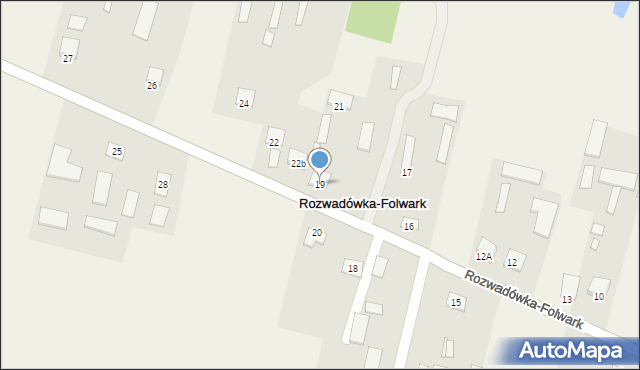 Rozwadówka-Folwark, Rozwadówka-Folwark, 19, mapa Rozwadówka-Folwark