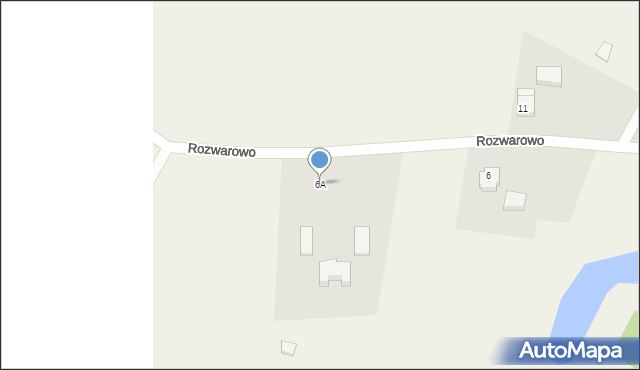 Rozwarowo, Rozwarowo, 6A, mapa Rozwarowo