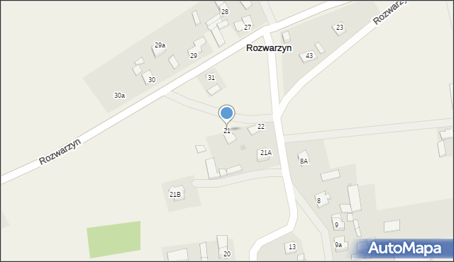 Rozwarzyn, Rozwarzyn, 21, mapa Rozwarzyn