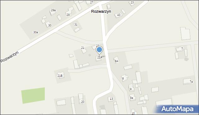 Rozwarzyn, Rozwarzyn, 21A, mapa Rozwarzyn