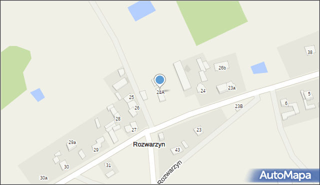 Rozwarzyn, Rozwarzyn, 24A, mapa Rozwarzyn