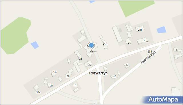 Rozwarzyn, Rozwarzyn, 26, mapa Rozwarzyn