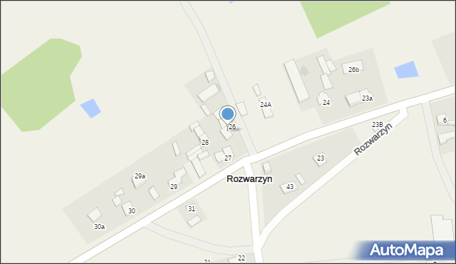 Rozwarzyn, Rozwarzyn, 26c, mapa Rozwarzyn