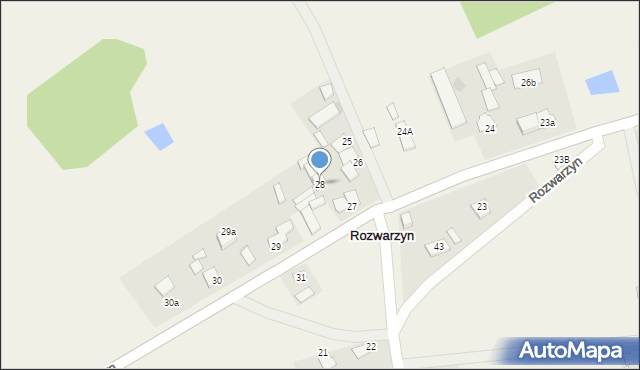 Rozwarzyn, Rozwarzyn, 28, mapa Rozwarzyn