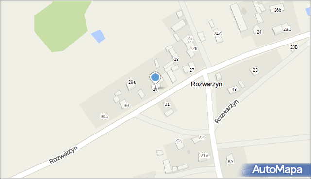 Rozwarzyn, Rozwarzyn, 29, mapa Rozwarzyn